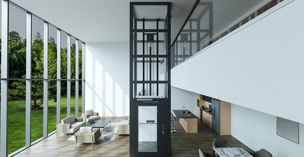 Modern lift interior