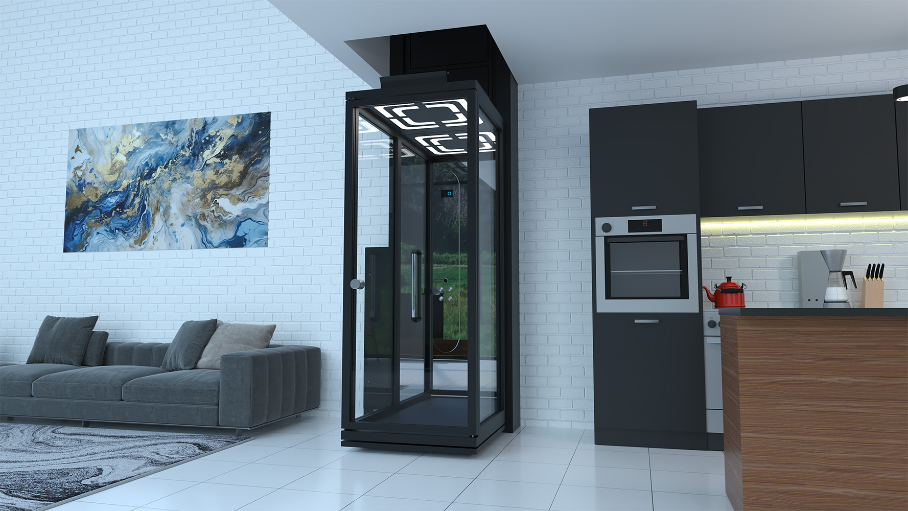 MN180 Duplex Home Lift